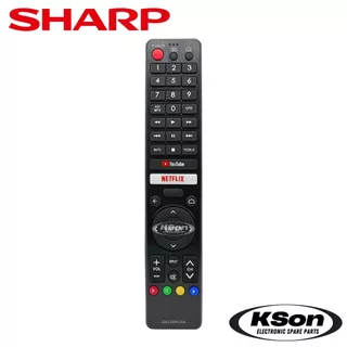 รีโมททีวี ชาร์ป ไม่มีคำสั่งเสียง SHARP Smart TV Remote Control No Voice Control รุ่น GB326WJSA