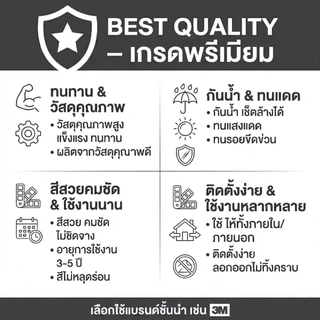 สติกเกอร์ “สายด่วน เบอร์โทรฉุกเฉิน” พิมพ์หมึก UV ชัดเจน ทนแดด กันน้ำ