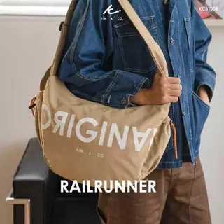 KIM&CO. ORIGINAL - RAILRUNNER CARGO BAG(KCBT008) กระเป๋า Crossbody Bag มี 4 สี ผ้าสะท้อนน้ำ