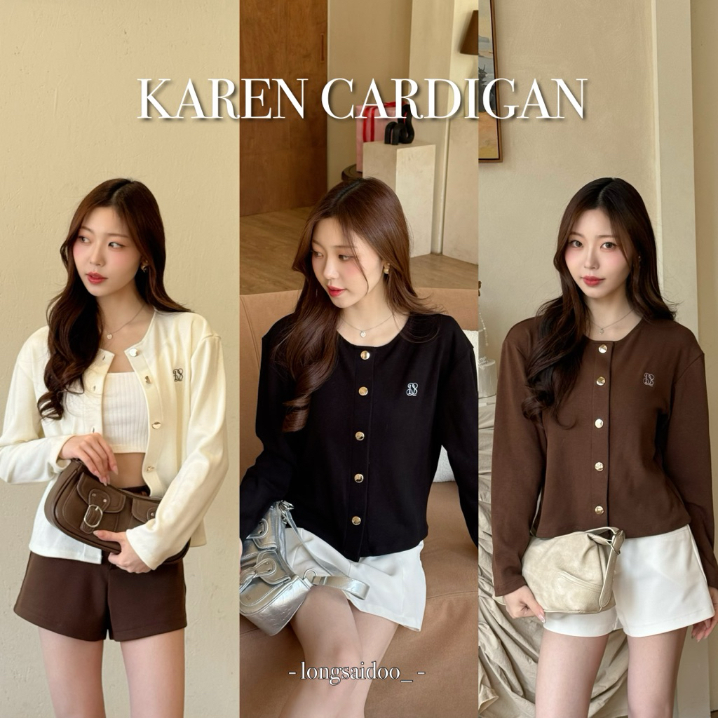 Karen Cardigan : คาร์ดิแกนกึ่งเบลเซอร์ทรงสวย Longsaidoo_