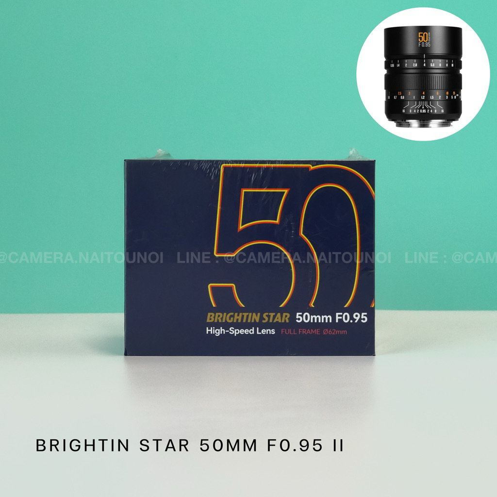 ‼️พร้อมส่ง‼️ Brightin Star 50mm F0.95 II For Sony (FE-Mount) / Canon ( RF-Mount ) / Nikon ( Z-Mount 