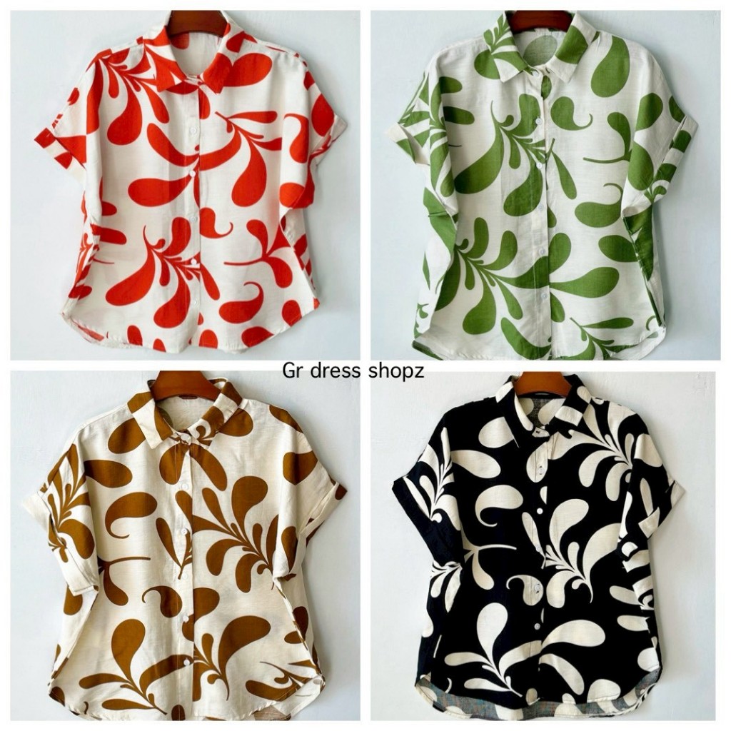 ป้าย June เสื้อผ้าซิลค์ปลายแขนเบิ้ล อก 44 นิ้ว ยาว 23 นิ้ว