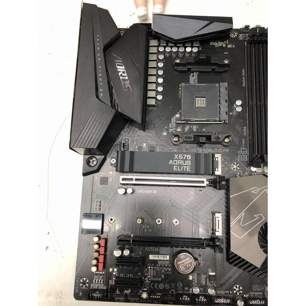 MAINBOARD (เมนบอร์ด) AM4 GIGABYTE X570 AORUS ELITE  ไม่มีกล่อง ใช้งานปกติ ประกันร้าน
