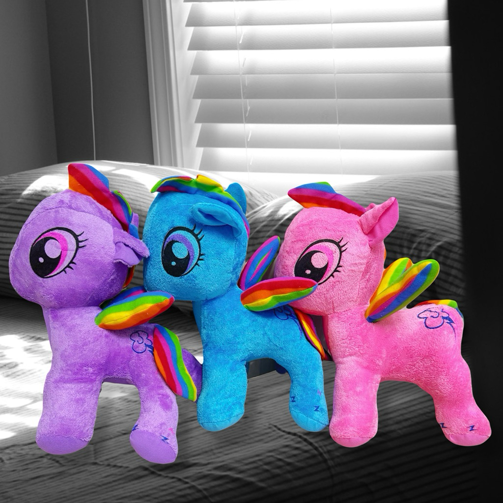 พร้อมส่ง ตุ๊กตาม้าโพนี่ Pony ตุ๊กตาโพนี่ my little pony ของขวัญน่ารัก โพนี่ ของแต่งห้อง ราคา ถูกที่สุด ดีลบีเคเค แกลเลอรีภาพที่ 8