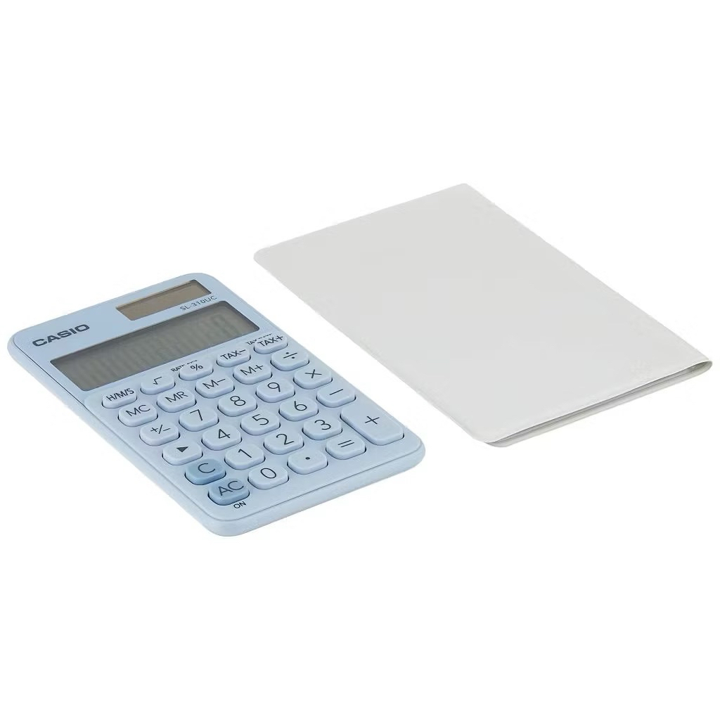 Calculator Casio SL-310UC เครื่องคิดเลข 10 หลัก พกพาง่าย มีให้เลือก 10 สี ของใหม่ ของแท้ ประกันศูนย์ 2ปี - รูปที่ 3