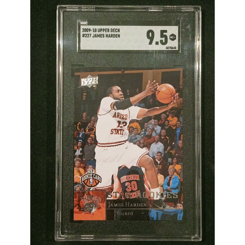 2009 Upper Deck #227 James Harden Rookie Card SGC 9.5