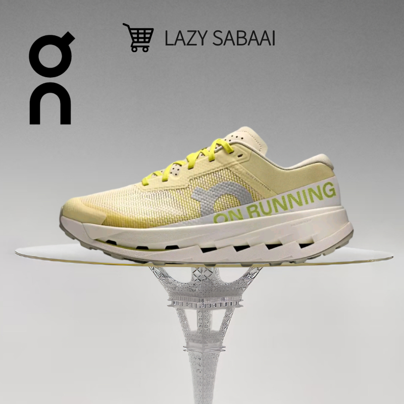 ของแท้ 100% 👟 On Cloudultra 3 yellow 3MF30234238 Low Sneakers