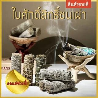 White Sage/Cedar/Rosemary🇺🇸เกรดพรีเมียม หอมมาก มัดสมุนไพรพลังงานจุดควัน ปรับพลังงาน ไล่พลังงานลบ