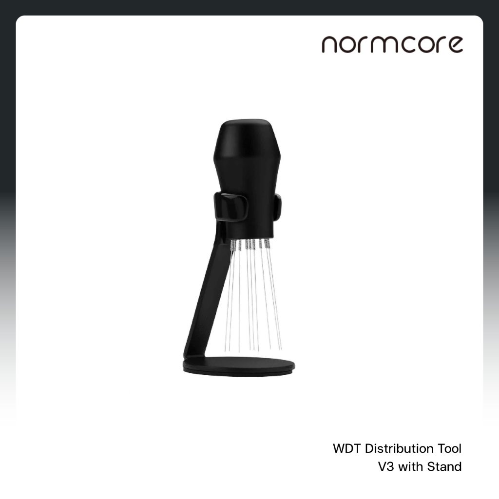 NORMCORE WDT Distribution Tool V3 with Stand เข็มเกลี่ยผงกาแฟพร้อมแท่นวาง