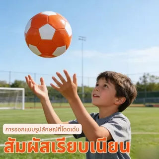ลูกฟุตบอลโค้ง xoitr ขนาดพอดีมือ เหมาะสำหรับของขวัญเด็ก และเกมกลางแจ้งหรือการฝึกฝนฟุตบอล