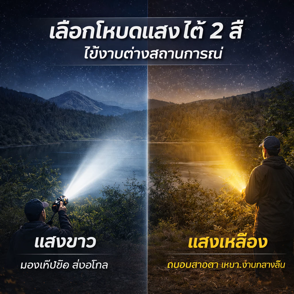 ไฟฉายคาดหัว RH-5226 30000W แบตเตอรี่ 3600mAh ชาร์จ Type-C thumbnail 7