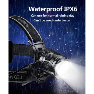 LED ไฟคาดหัว TD8018 P100 Zoomable 3 โหมด Type-C ชาร์จใหม่ได้กันน้ำสำหรับแคมป์ปิ้งกลางแจ้งล่าสัตว์ตก