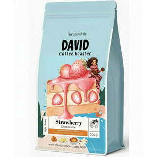 David_Coffee_เมล็ดกาแฟกลิ่นสตอเบอรี่ชีสพาย