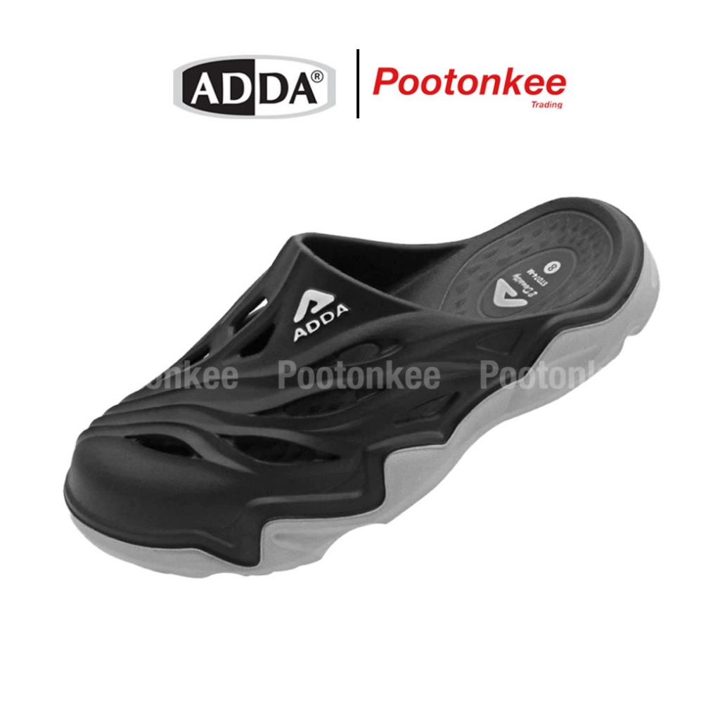 ADDA  รุ่น 5TD74-M1 รองเท้าแตะ รองเท้าลำลอง แบบสวมหัวโต รุ่น 5TD74-M1 ไซส์ 7-10 ราคา ถูกที่สุด ดีลบีเคเค แกลเลอรีภาพที่ 7