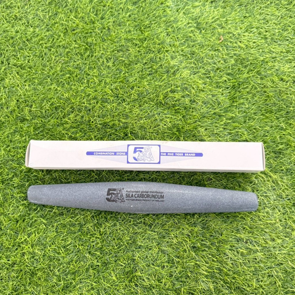 หินลับมีดตราห้าเสือ Five Tiger หินหนำเลี๊ยบ หินกระบอง ลับมีด พร้า จอบ เสียม ลับพร้า ของแท้100%