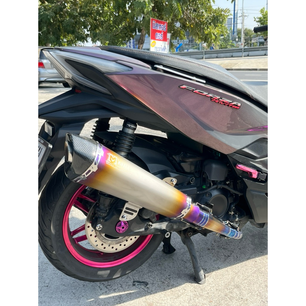 ท่อแต่งMRF Forza350 คอไทเทเนียม