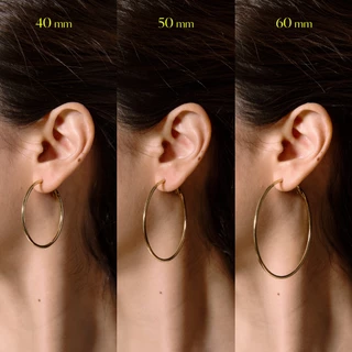 Valichain - Violette Thin Hoop Earring