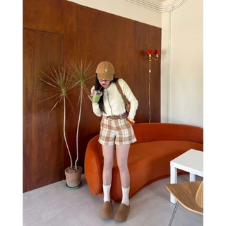 A.SCOTT SHORT PANTS กางเกงขาสั้นลายสก็อต