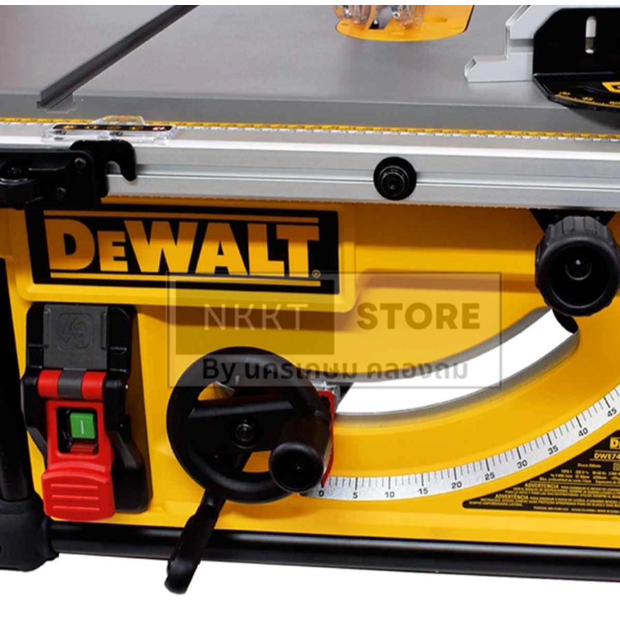 มีตัวเลือก DEWALT DWE7492/DWE74911 รุ่นใหม่ โต๊ะเลื่อยวงเดือน10″ 2000W เเละขา ประกัน3ปี โต๊ะแท่นเลื่อย ราคา ถูกที่สุด ดีลบีเคเค แกลเลอรีภาพที่ 5
