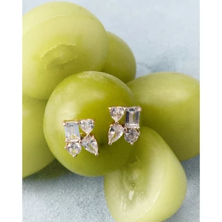 Julys - bridal stud earrings