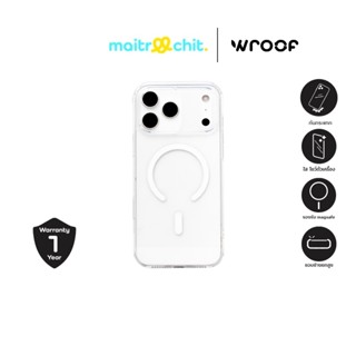 WRoof รุ่น Crystal Airy เคสสำหรับ iPhone 17 / 17 Pro  / 17 P…