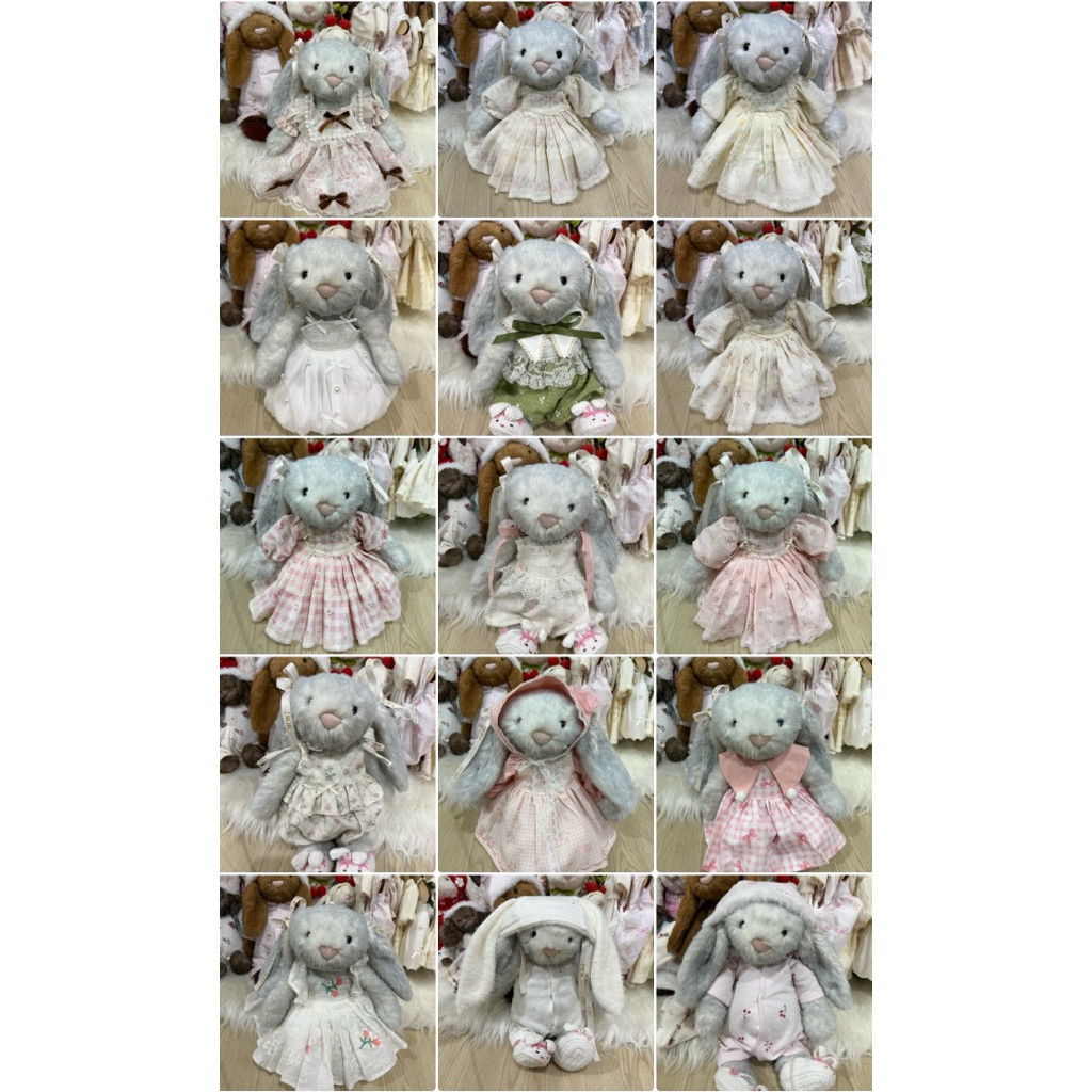 ชุดตุ๊กตากระต่าย jellycat ไซส์ M พร้อมส่งทุกชุดค่ะ 💗