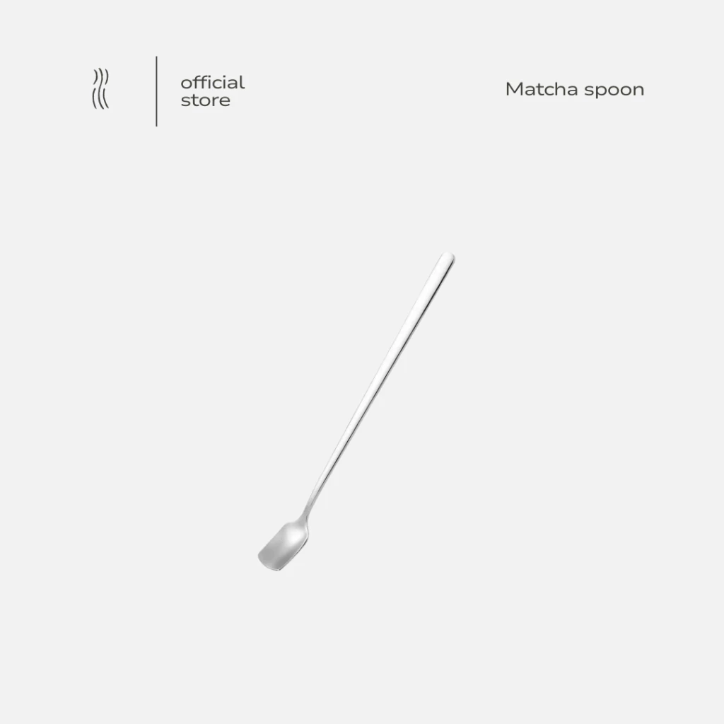 Tea Library | Matcha Spoon | ช้อนตักมัทฉะ สแตนเลส | Minimal Design
