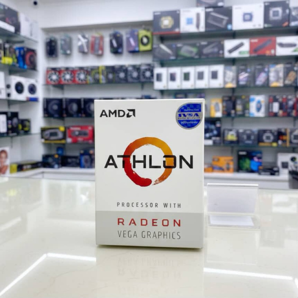 CPU (ซีพียู) AMD ATHLON 3000g (SOCKET AM4) มือสอง มีประกัน