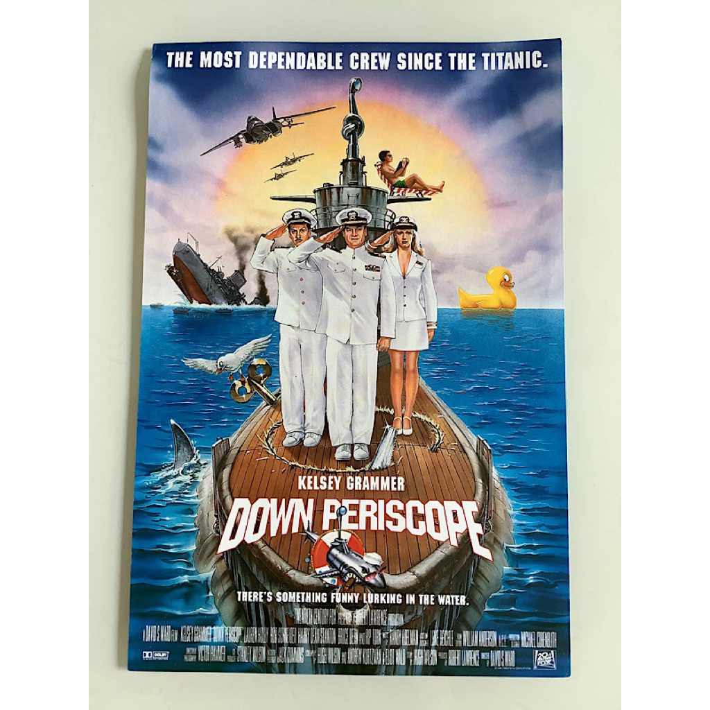 NO.0094  HANDBILL ใบปลิวแนะนำภาพยนตร์มือสอง DOWN PERISCOPE - 1996 20TH CENTURY FOX