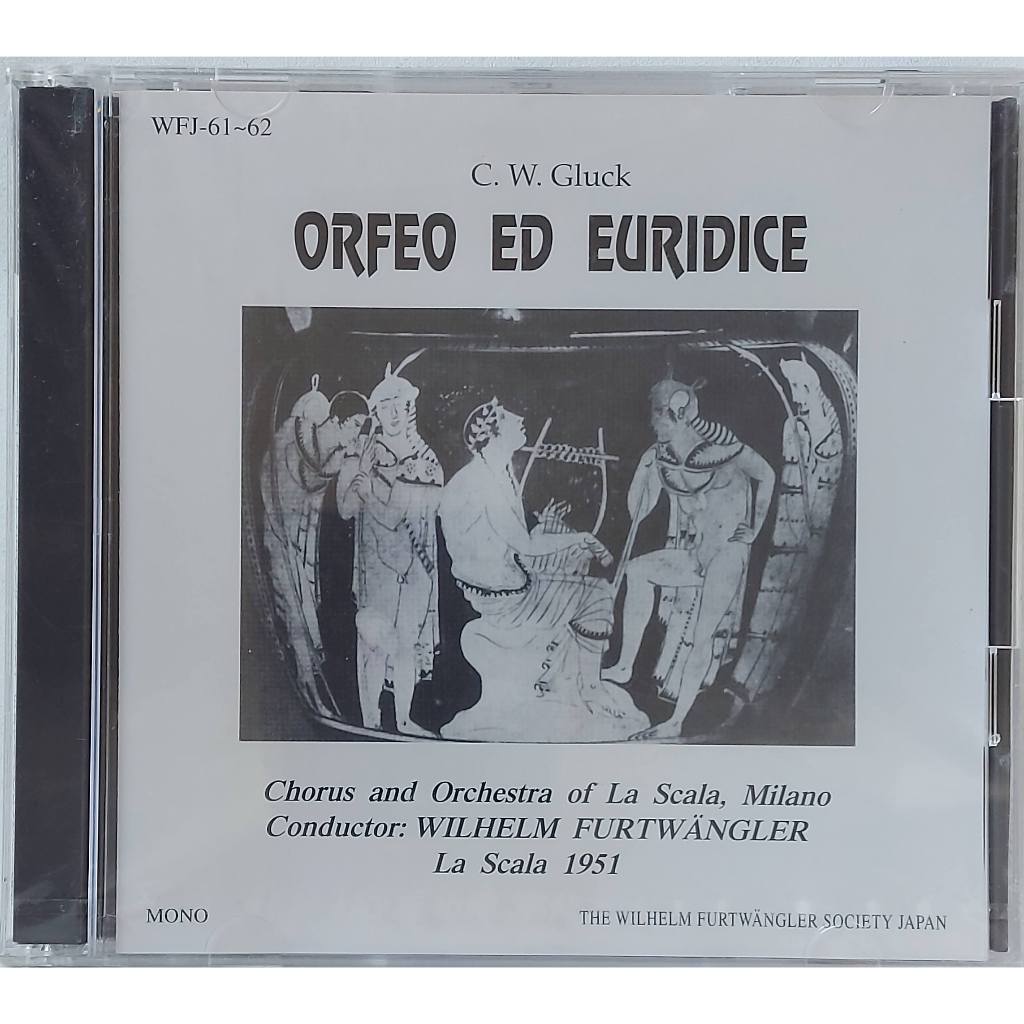 CD,C. W. Gluck (Christoph Willibald Gluck) - Orfeo ed Euridice (Classical)(Opera)(sing)(instrumental
