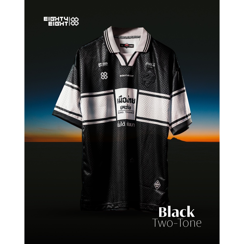 เสื้อแชมป์เปี้ยนส์ลีกแดงดำ 23/24 โทนดำ โอเวอร์ไซซ์