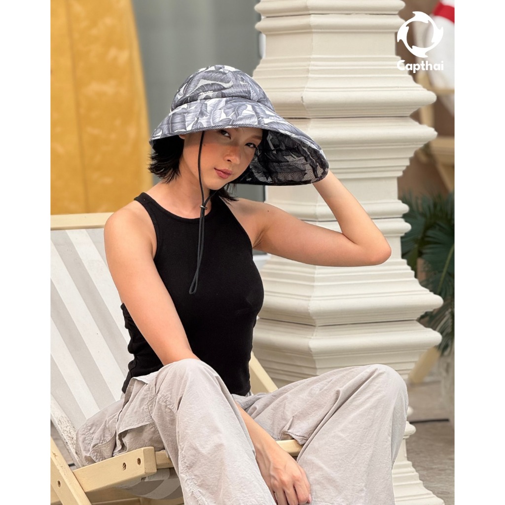 หมวกไวเซอร์ กัน UV รุ่น Bai-Tong Tales VS