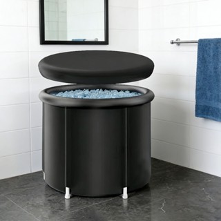 อ่างแช่น้ําแข็งฉบับพกพา อ่างแช่น้ําร้อนเย็น สําหรับทริปตั้งแ…