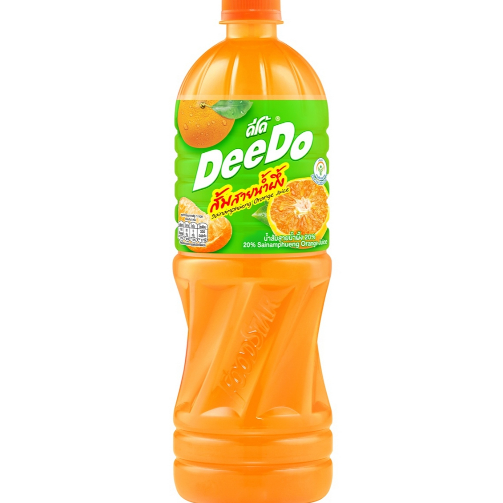 Deedo น้ำผลไม้ 20% 1000 ml. (แบบขวด)