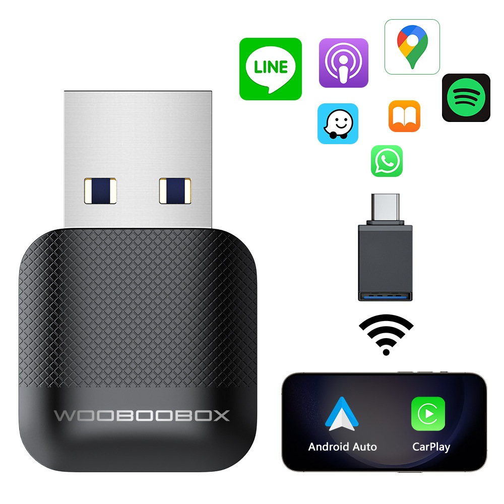 อะแดปเตอร์ CarPlay ไร้สาย MINI Android Auto Box USB Dongle Plug and Play สําหรับการเชื่อมต่อแบบไม่มีรอยต่อของรถยนต์ OEM ราคา ถูกที่สุด ดีลบีเคเค แกลเลอรีภาพที่ 8