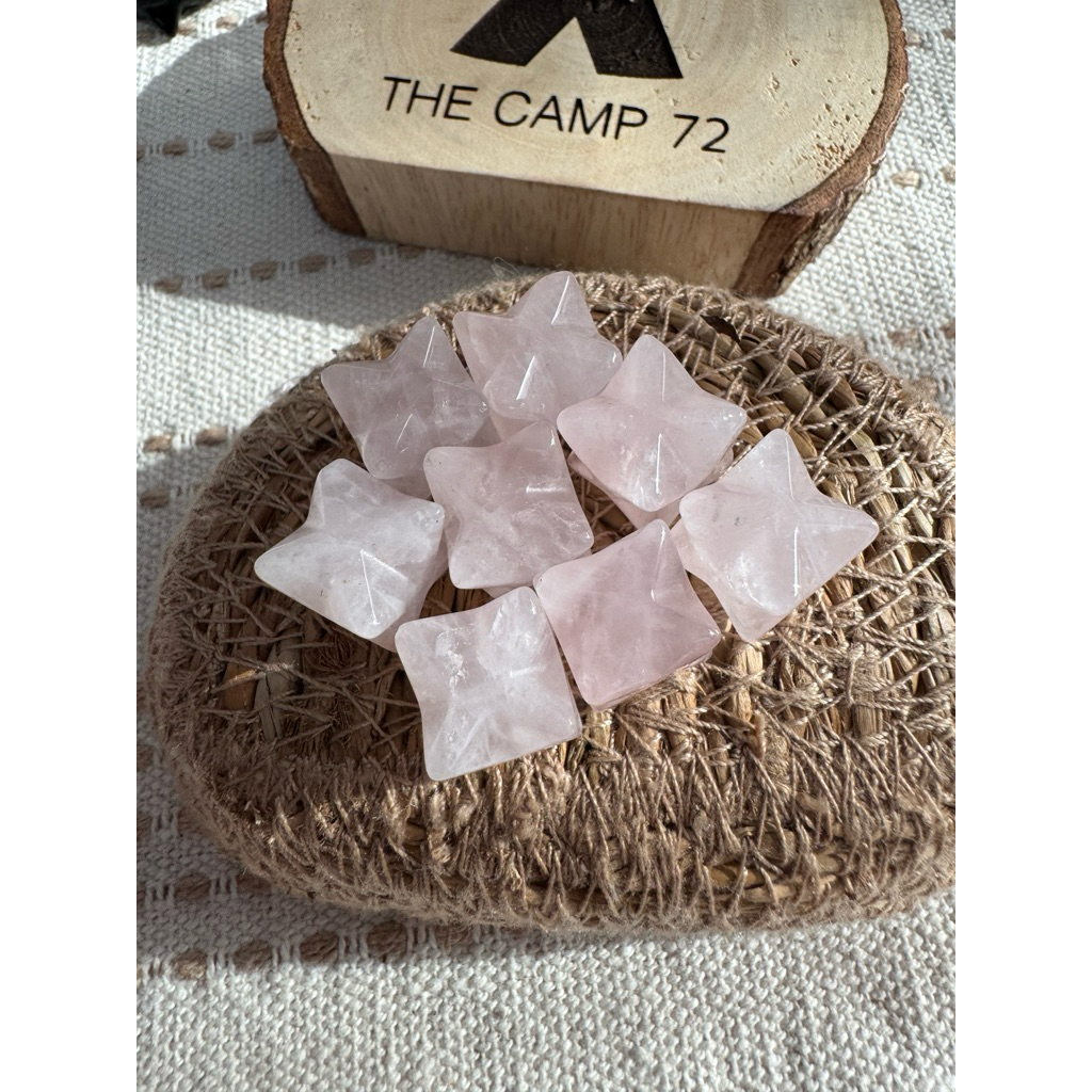 พร้อมส่ง ถ่ายจากสินค้าจริง คริสตัล หินแท้100% คริสตัล หินทรงเมอร์คาบาร์ Merkaba ใช้ในการฝึกสมาธิ รูปถ่ายสินค้าจริง