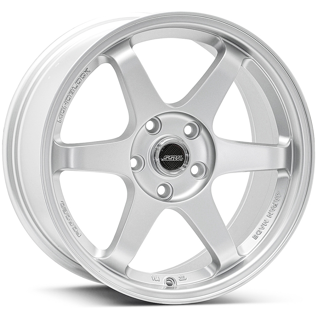 ล้อแม็กซ์ SSW TE37 ขอบ17นิ้ว 5รู114.3 สีซิลเวอร์ กว้าง8นิ้ว Offset35 [22758]