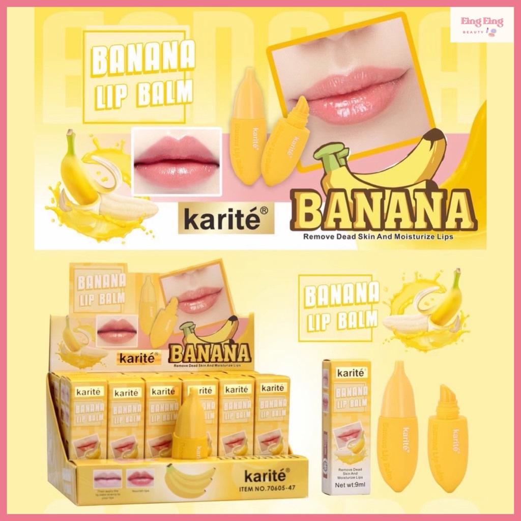 (70605) Karite Banana Lip Balm ลิปมัน ลิปบาล์ม บำรุงริมฝีปาก ให้ความชุ่มชื้น