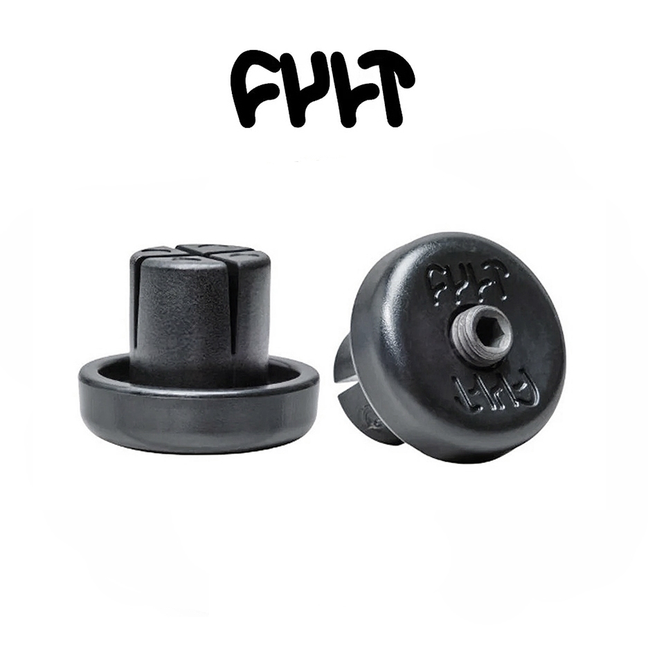บาร์เอนด์จักรยาน BMX CULT COLLET BAR ENDS สีดำ ( 1 คู่ )