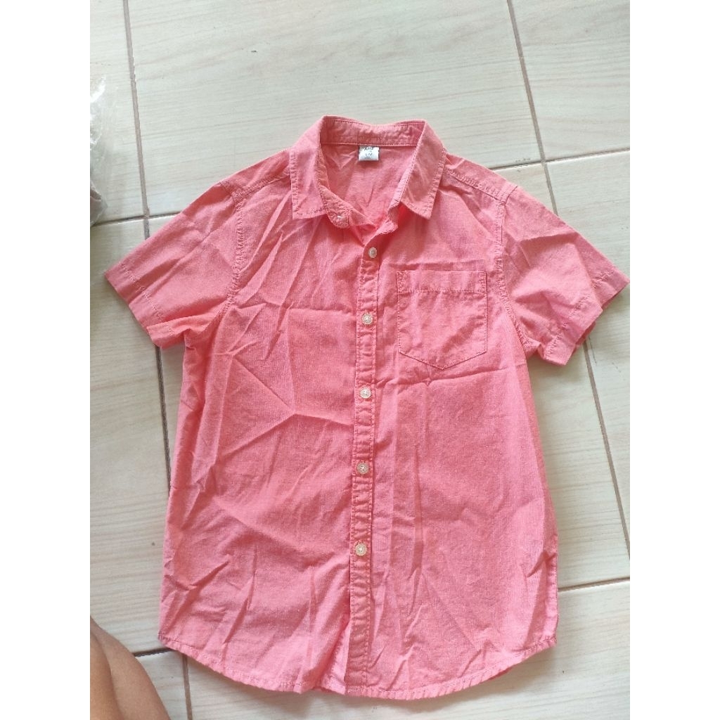 เสื้อเชิ้ตเด็กผู้ชายมือสองสภาพดี ป้าย Allz