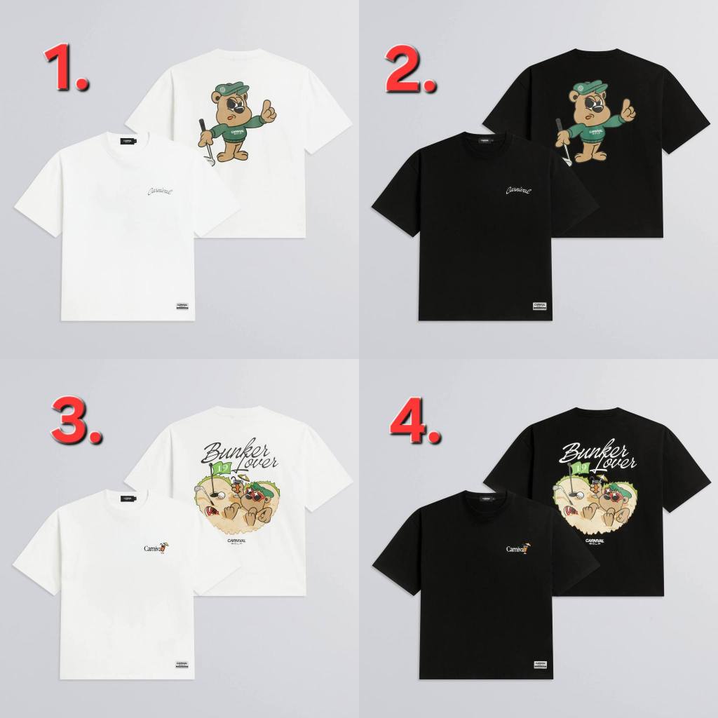 [ ของแท้ ] เสื้อยืด Carnival Golf Spring Summer 2026 “Exploring Beyond” Collection OVS T-SHIRT ของใหม่ พร้อมส่ง