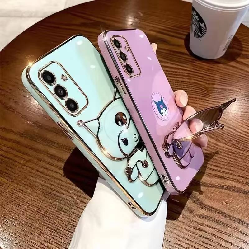 เคส กระจก คุโรมิ ตั้งได้ สำหรับ Samsung A71  4G A22 5G A12 A53 A52 A52S A04S A13 4G 5G A23 A50 A50S A30S พร้อมจัดส่ง