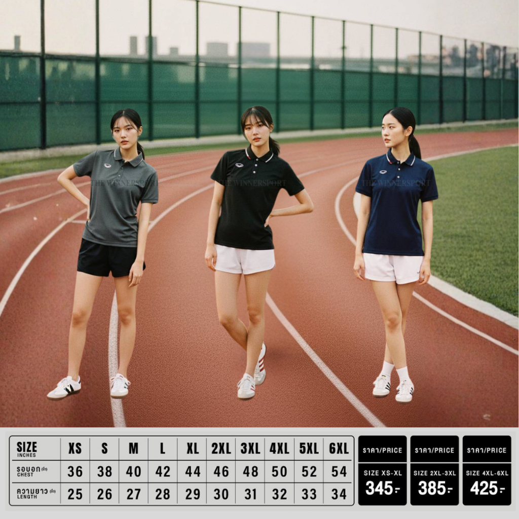 12285 เสื้อโปโลปกทอแต่งแถบ ราคา ถูกที่สุด ดีลบีเคเค แกลเลอรีภาพที่ 2
