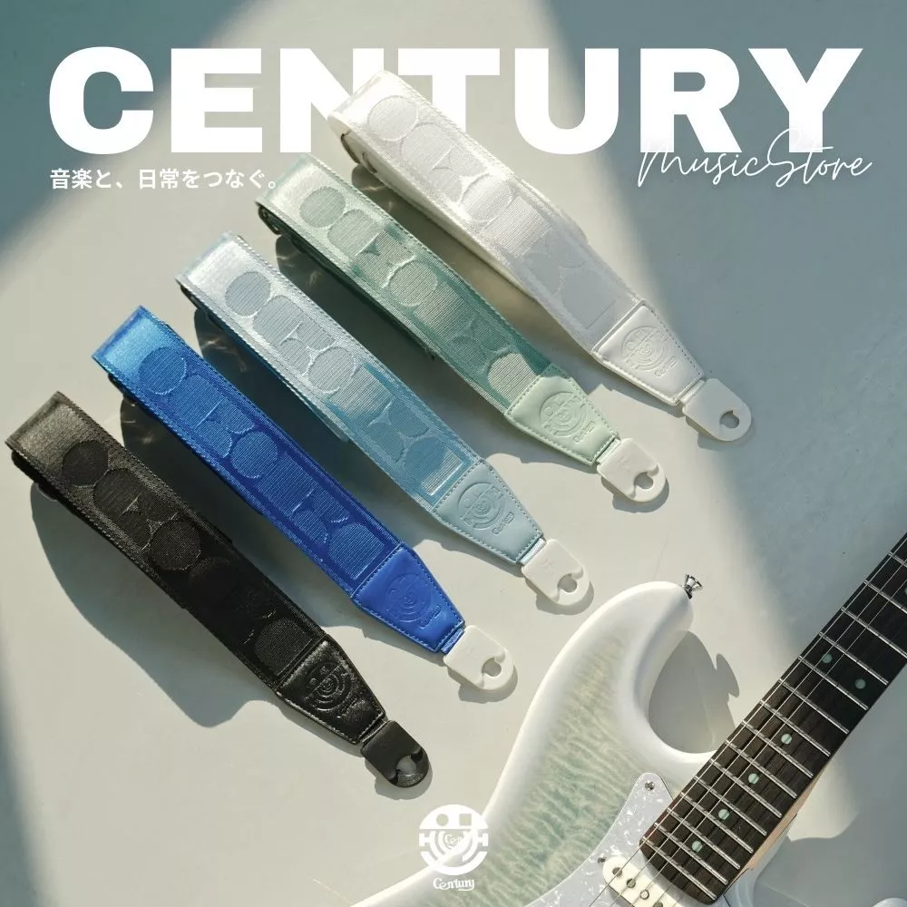 สายสะพายแบบล็อค Century [ VIX ] ผ้าไนล่อน แข็งแรงมาก ใส่สบาย ได้ทั้งกีตาร์ เบส รับประกันของแท้ 100%