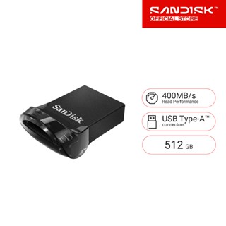 SANDISK ULTRA FIT USB 3.2 FLASH DRIVE 512GB (SDCZ430-512G-G4…