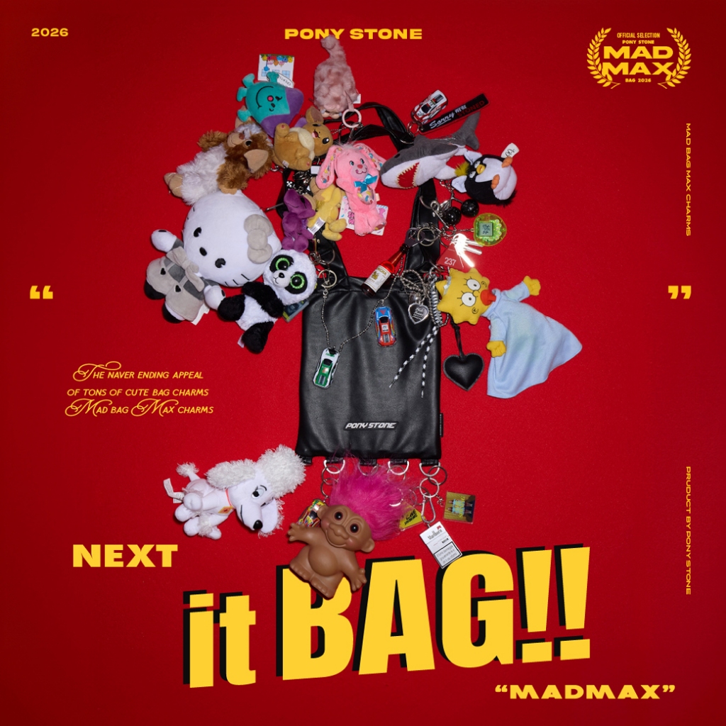 PONY STONE MADMAX  Faux leather tote bag with multi-ring attachments