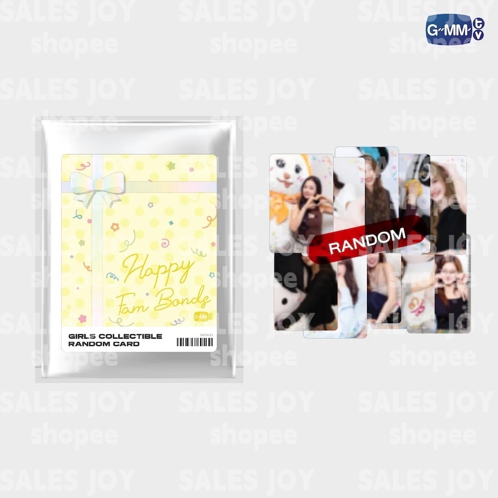 🚚（พร้อมส่ง）GIRLS COLLECTIBLE RANDOM CARD HAPPY FAM BONDS #GMMTV MilkLove NamtanFilm EmiBonnie ViewMi
