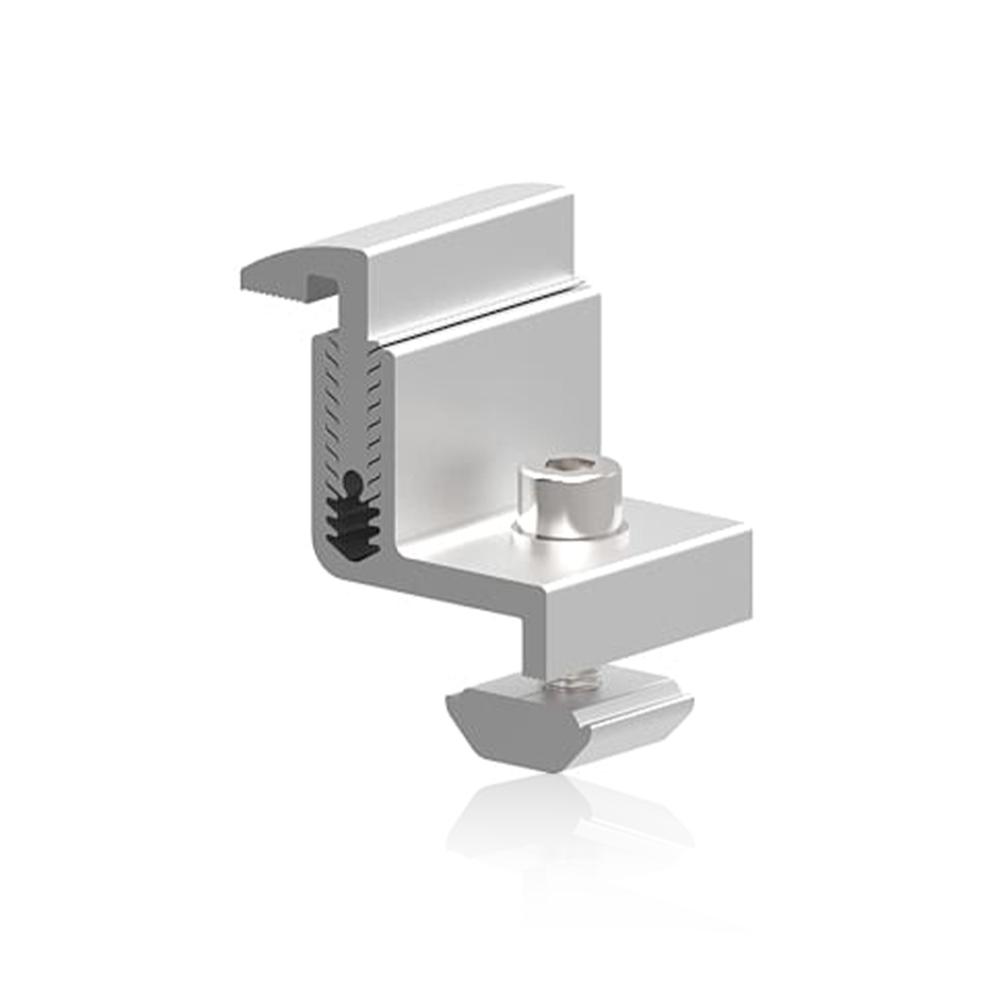 Antai End Clamp  อุปกรณ์จับยึดขอบนอกแผง  ขาจับยึดปลายแผงโซลาร์เซลล์ Antai End Clamp