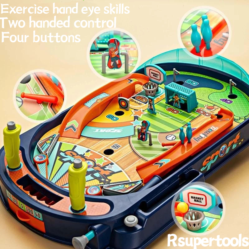 Pinball Disc Pinball เกม Pinball ตาราง เกมคอนโซลแบบโต้ตอบ เกมยิง Double Battle