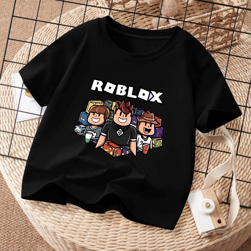 เสื้อยืดเด็กแบรนด์ NASALEE ลายโลกเกมการ์ตูนสุดสนุก สำหรับเด็ก 3-16 ปี เนื้อผ้าฝ้ายนิ่ม ใส่สบาย จัดส่